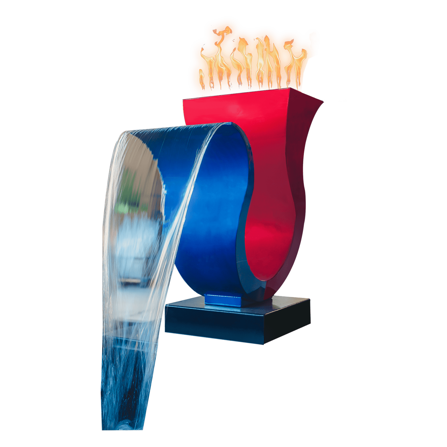 Designer Series Fire & Water Feature 13 - Scupper – American Fire Features