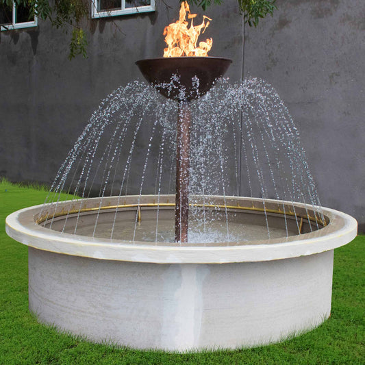 Osiris Fire & Water Fountain by The Outdoor Plus - Free Cover Included