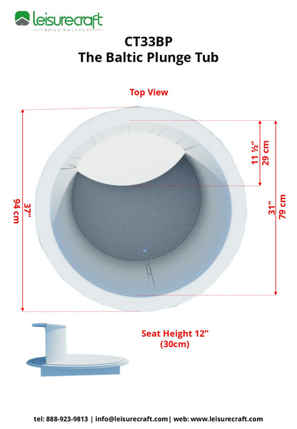 Dundalk Leisurecraft The Baltic Plunge Tub