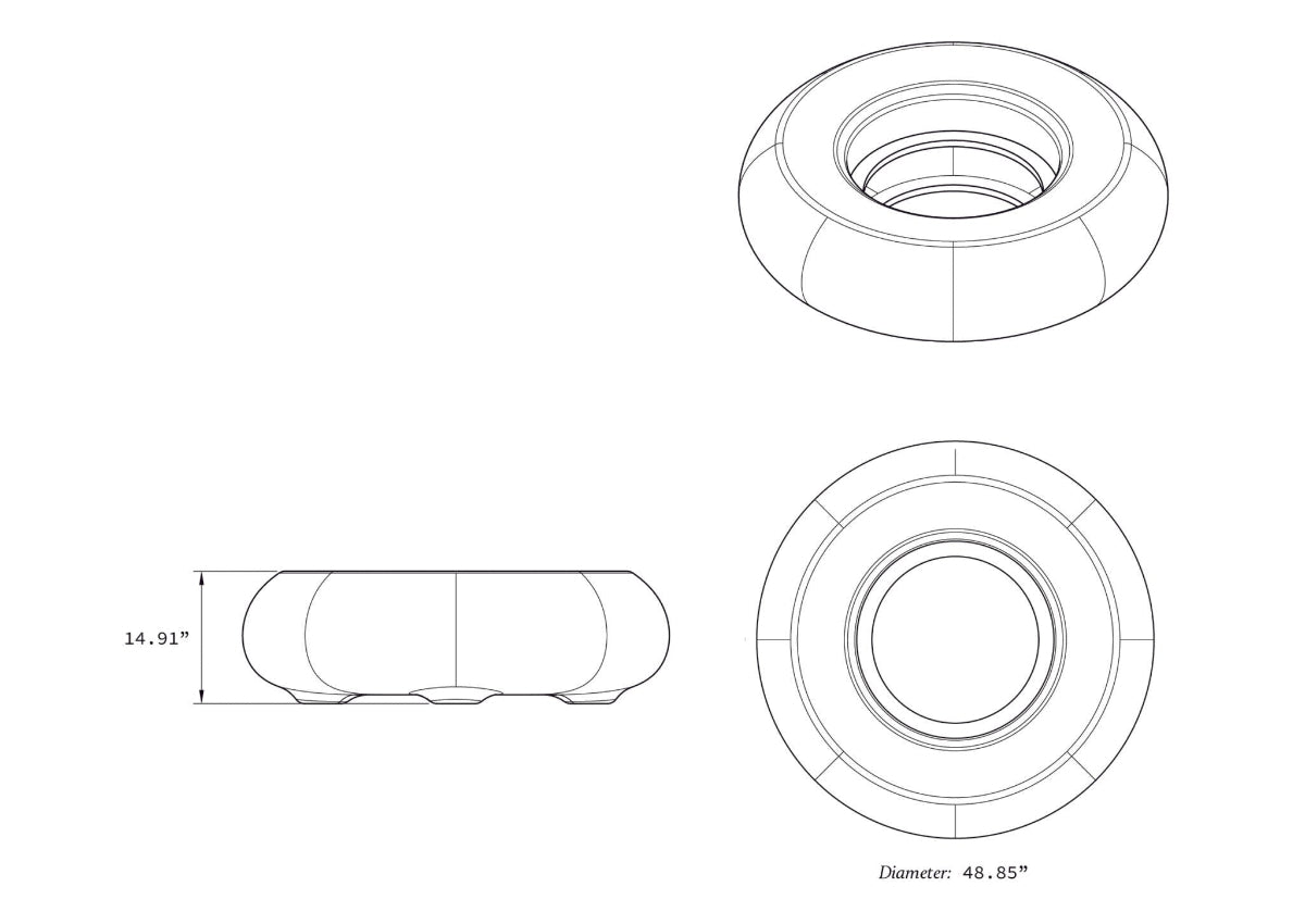 Pietra Fire Bowl by Prism Hardscapes | American Fire Features