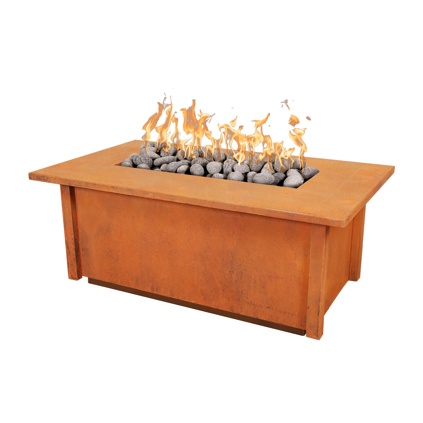 Salinas Metal Fire Table by The Outdoor Plus - Free Cover Included