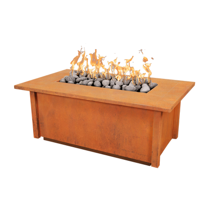 Salinas Metal Fire Table by The Outdoor Plus - Free Cover Included