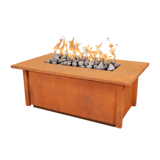 Salinas Metal Fire Table by The Outdoor Plus - Free Cover Included