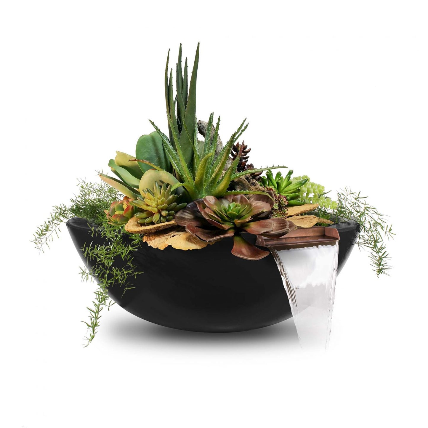 The Outdoor Plus Sedona GFRC Planter & Water Bowl