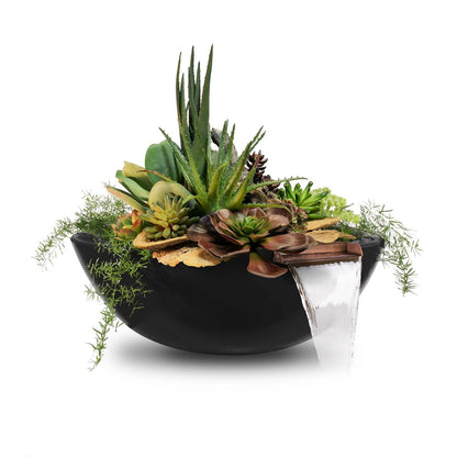 The Outdoor Plus Sedona GFRC Planter & Water Bowl