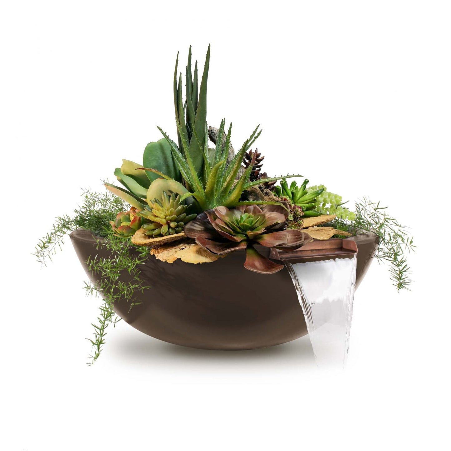 The Outdoor Plus Sedona GFRC Planter & Water Bowl