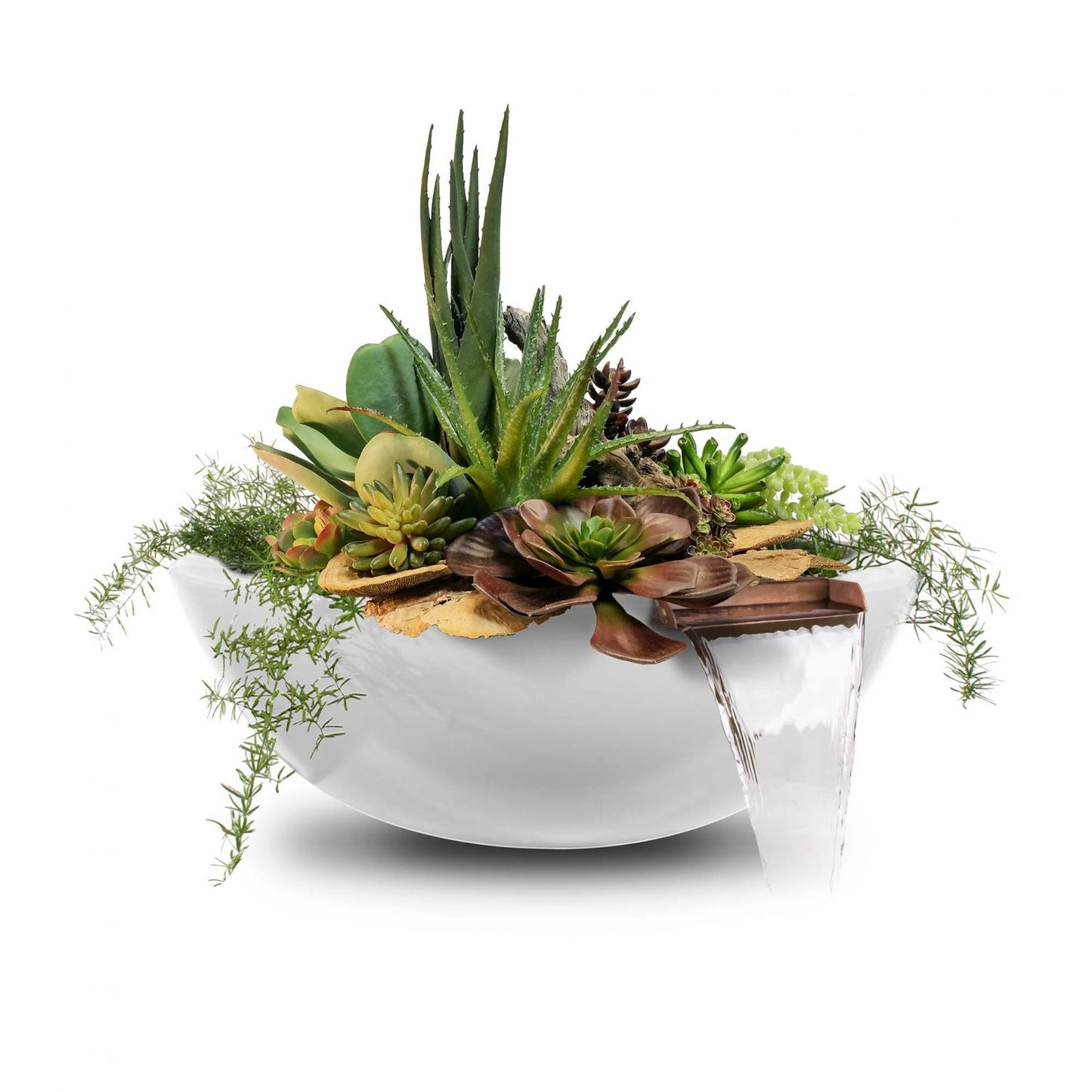 The Outdoor Plus Sedona GFRC Planter & Water Bowl