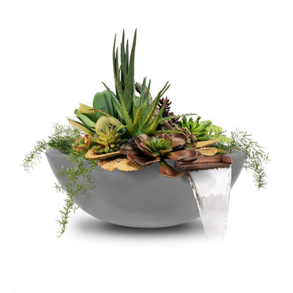 The Outdoor Plus Sedona GFRC Planter & Water Bowl