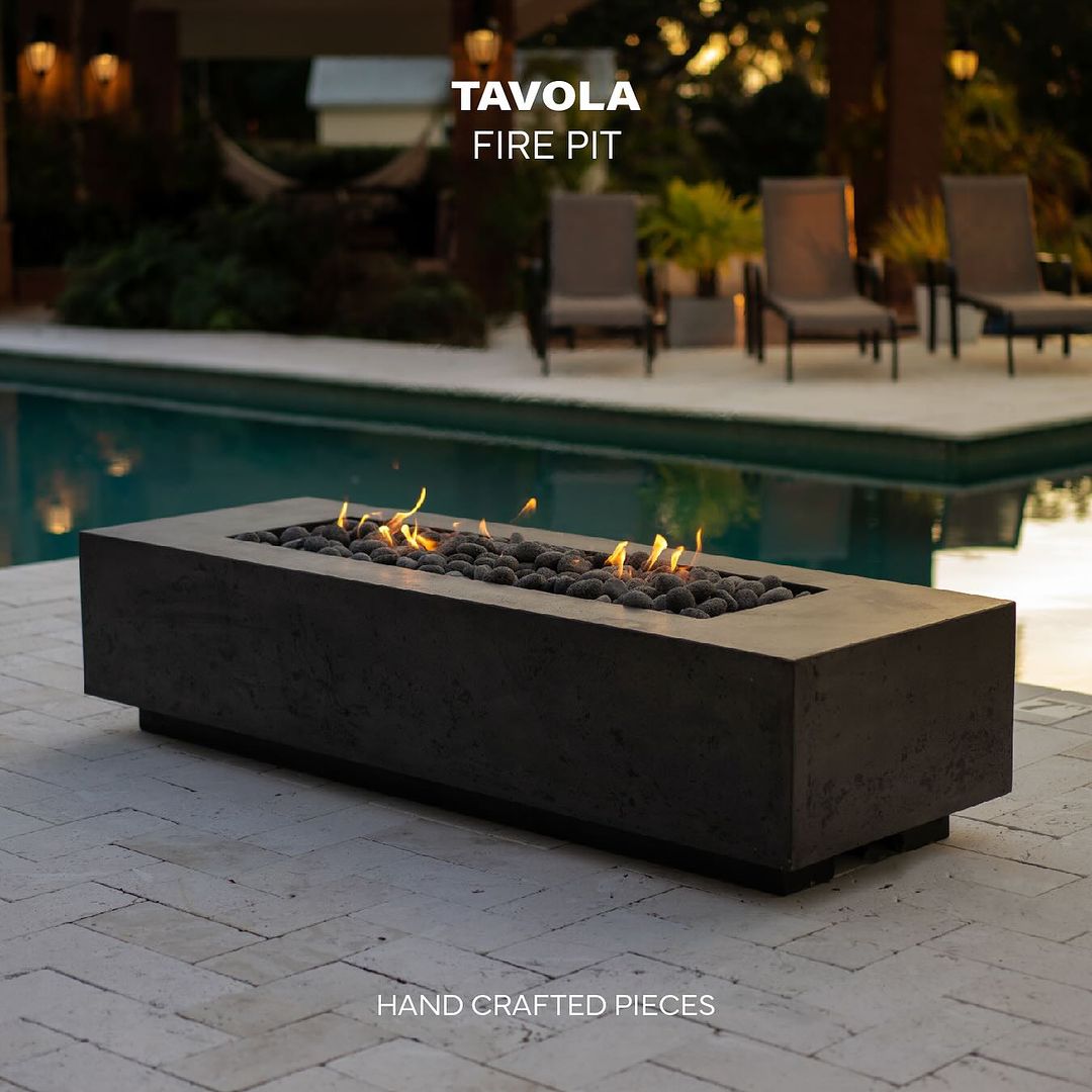 Fire Table Tavola 4 by Prism Hardscapes - Free Cover Included