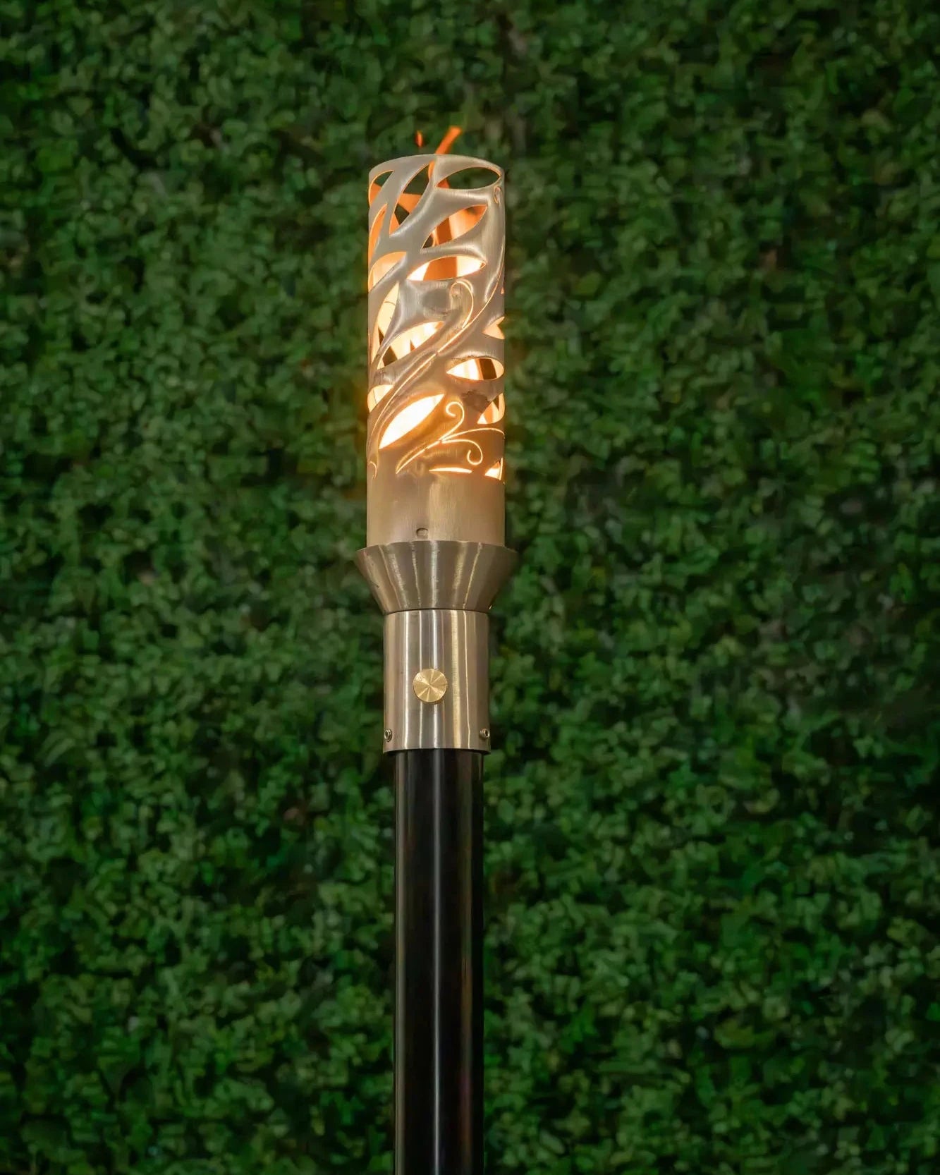 Havana Fire Torch / Stainless Steel by The Outdoor Plus - Free Cover Included