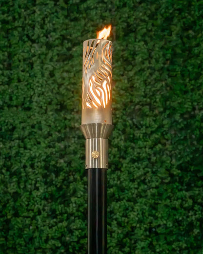 The Outdoor Plus Hawi Fire Torch / Stainless Steel - Free Cover