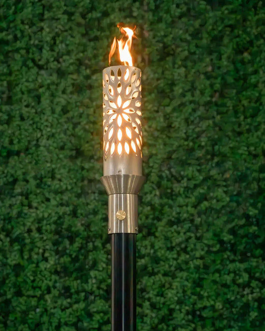 Sunshine Torch / Stainless Steel by The Outdoor Plus - Free Cover Included