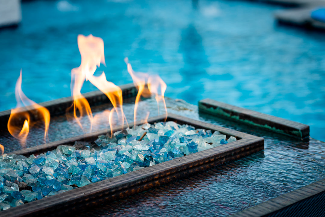 The Outdoor Plus Nile Hammered Copper Fire & Water Bowl + Free Cover