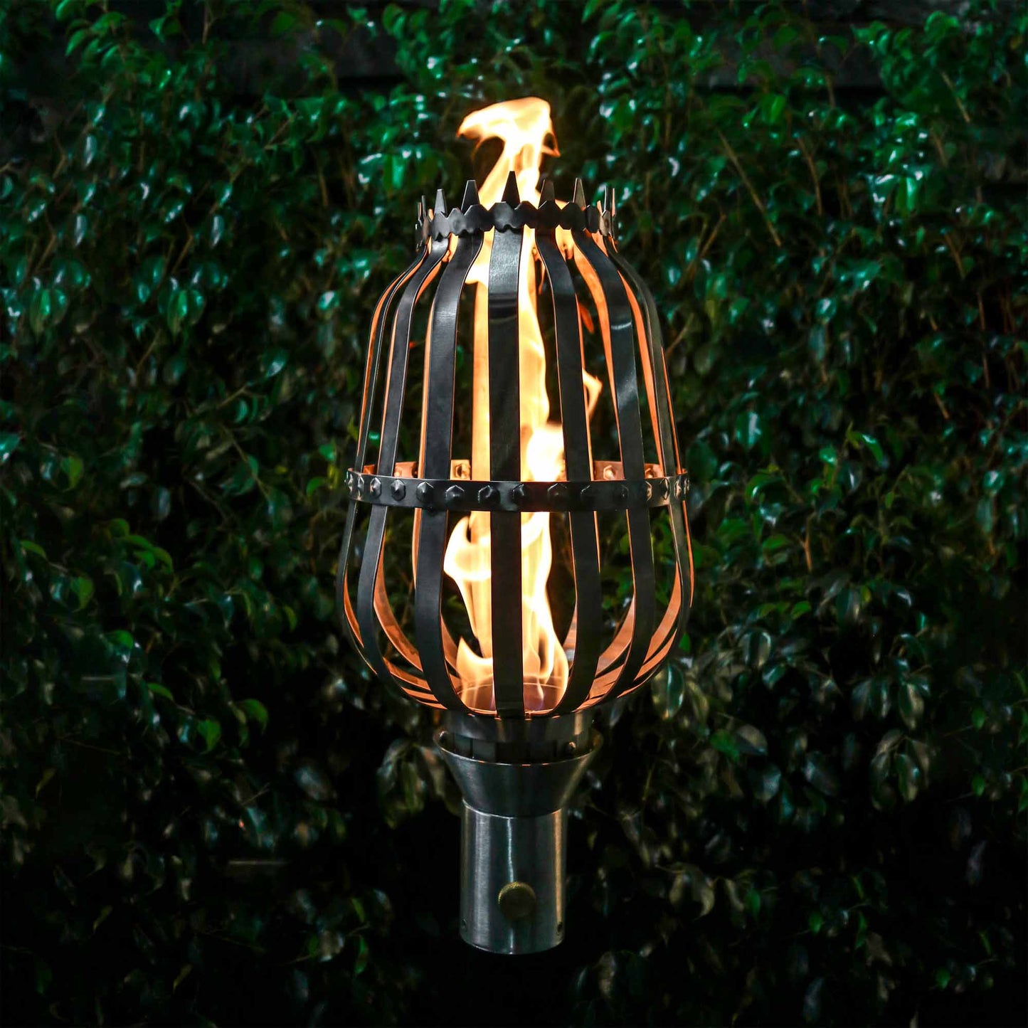 Urn Fire Torch / Stainless Steel by The Outdoor Plus - Free Cover Included