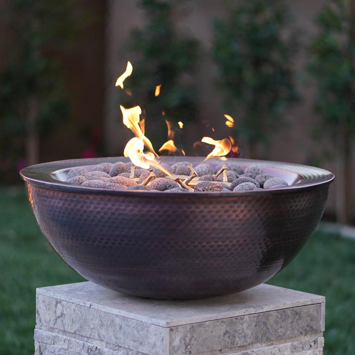 The Outdoor Plus Sedona Copper Fire Bowl - Free Cover