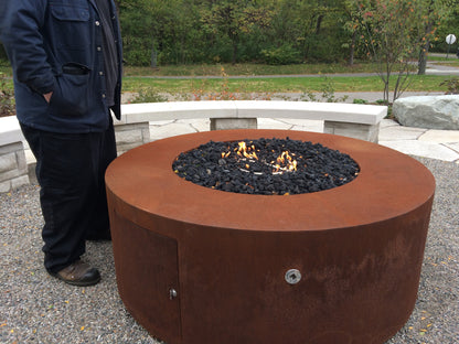 The Outdoor Plus Unity Steel Fire Pit - 18" Tall - Free Cover