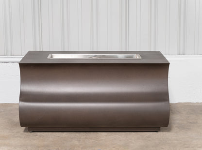 Tidal Metal Fire Pit by The Outdoor Plus - Free Cover Included