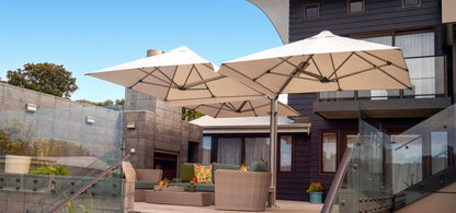 ShadowSpec UNITY Square - Multi-Canopy Cantilever Umbrella