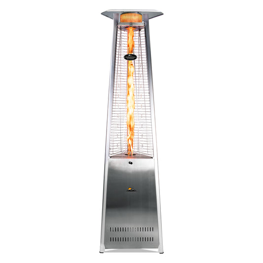 Vesta Elevate Stainless Steel Flame Tower Heater, 92.5”  42,000 BTUs - Propane