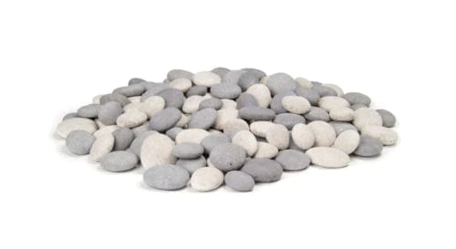 American Fyre Designs Creekstones, 140-Pc. Mixed (Greige & Cloud)