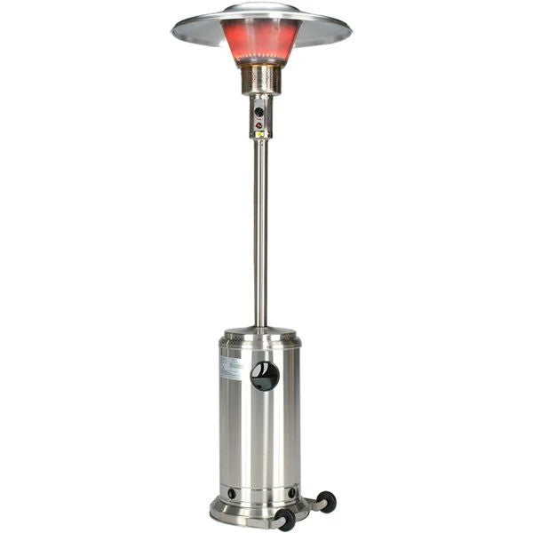 parasol Schwank Portable and Fixed-mount Patio Heater 4005 Stainless Steel Finish | Liquid Propane