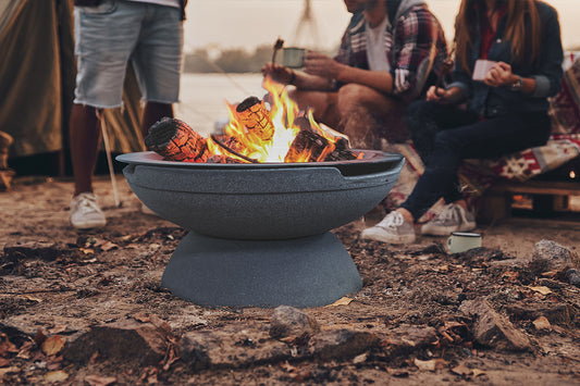 Prism Hardscapes Falo 21" Wood Burning Fire Pit + Free Cover