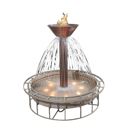 Osiris Fire & Water Fountain by The Outdoor Plus - Free Cover Included