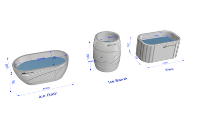 Dreampod Ice Series: Ice Bath with Chiller - White