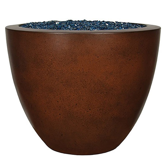 Legacy Round Fire Vase with Match Ignition 30" x 24" - Free Cover