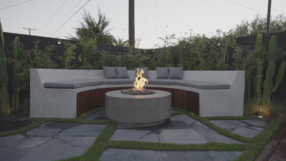 Fire Table Rotondo 48" by Prism Hardscapes - Free Cover Included