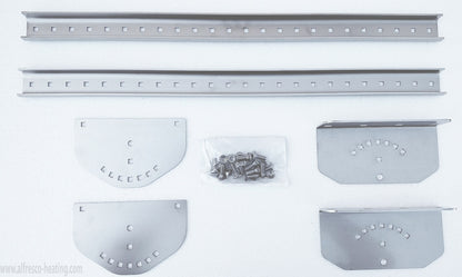 Schwank Universal Ceiling Mount Kit: Stainless steel for 2100 & 2300 Gas Heaters Series