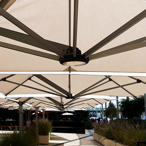 ShadowSpec UNITY Square - Multi-Canopy Cantilever Umbrella