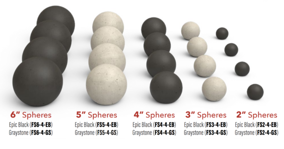 American Fyre Designs Fyre Spheres (4 Pc.)