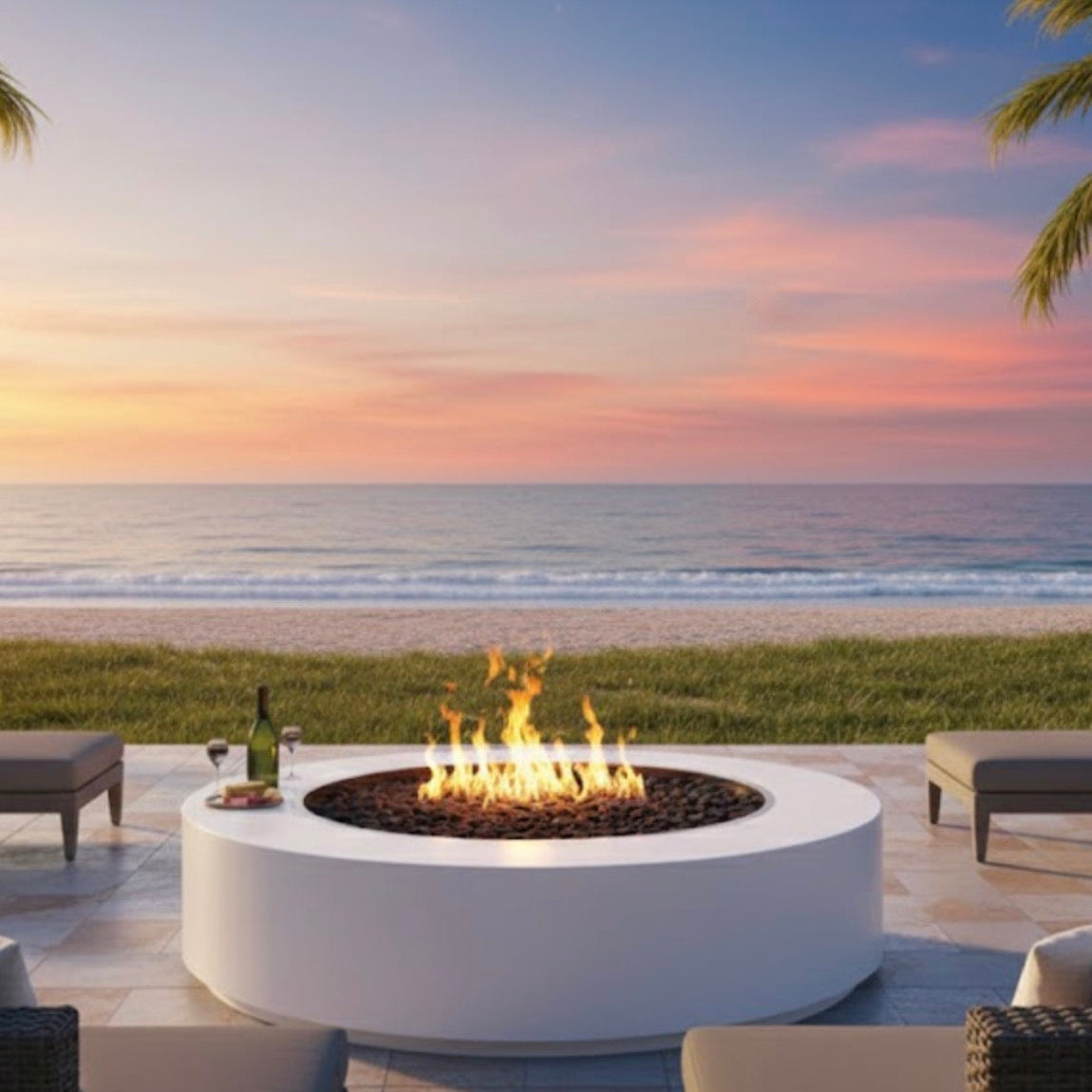 Unity Steel Fire Pit - 24" Tall