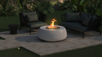 Prism Hardscapes Dune Concrete Gas Fire Bowl+ Free Cover