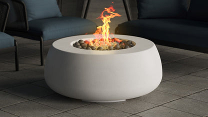 Prism Hardscapes Dune Concrete Gas Fire Bowl+ Free Cover