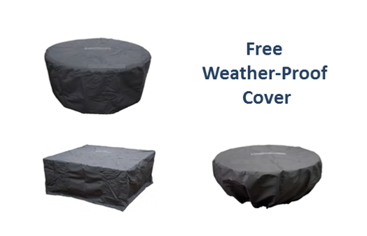 Fire Bowl Ridgeline Conical with Match Ignition - Free Cover