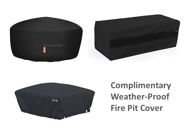 The Outdoor Plus 72" x 24" x 16" Ready-to-Finish Rectangular Gas Fire Pit Kit + Free Cover - The Fire Pit Collection