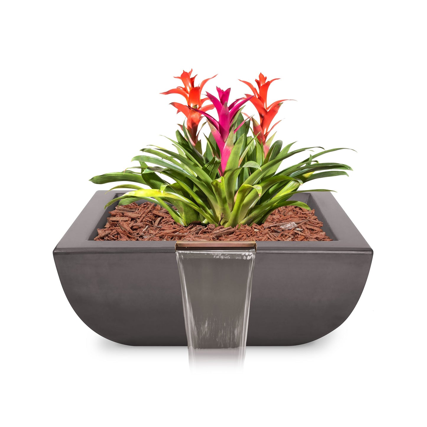 The Outdoor Plus Avalon Concrete Planter & Water Bowl