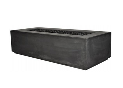 Aura Rectangle Fire Pit Match Ignition 78"  - Free Cover