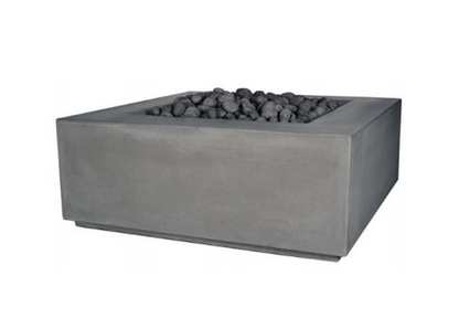 Aura Square Fire Pit with Match Ignition - Free Cover
