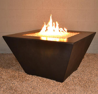 Fire by Design Geo Square Fire Table + Free Cover - The Fire Pit Collection