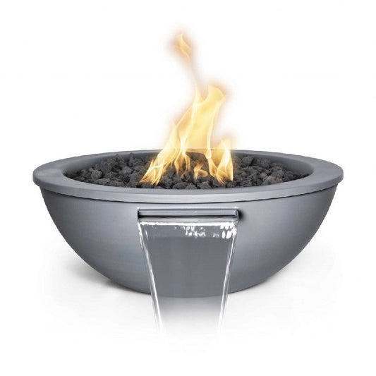 The Outdoor Plus Sedona Powdercoated Steel Fire & Water Bowl + Free Cover