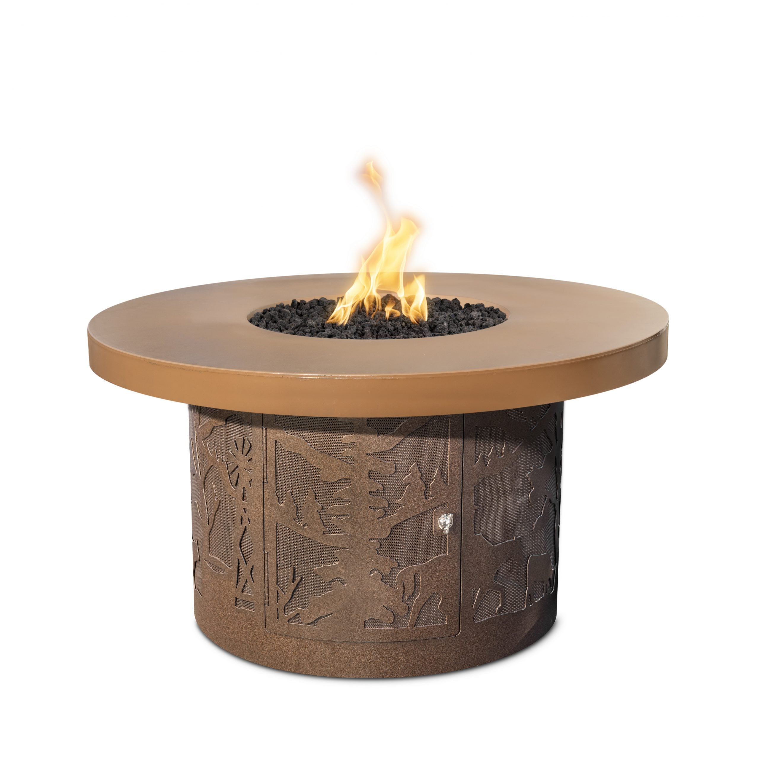 Buy Now Round Outback Fire Pit + Cover – American Fire Features