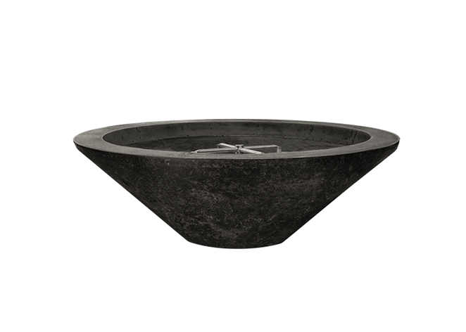 Prism Hardscapes 31" Embarcadero Pedestal Fire Bowl + Free Cover - The Fire Pit Collection