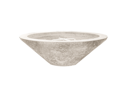 Prism Hardscapes 31" Embarcadero Pedestal Fire Bowl + Free Cover - The Fire Pit Collection