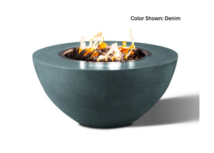 Round Fire Bowl Oasis 34" with Electronic Ignition - Free Cover