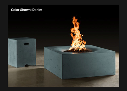 Square Fire Table Horizon 36" with Electronic Ignition - Free Cover