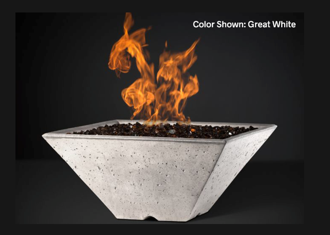 Fire Bowl Ridgeline: Square with Electronic Ignition - Free Cover