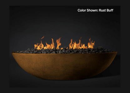 Fire Bowl Oasis: Oval 60" with Electronic Ignition - Free Cover